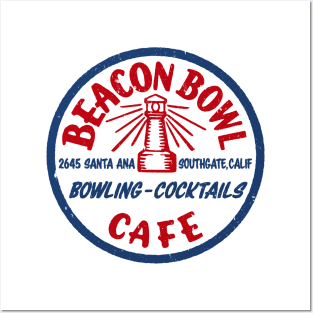Beacon Bowl Cafe Bowling Cocktails Posters and Art